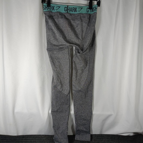 Gym Shark Women Athletic Workout Leggings Gray - Picture 2 of 7